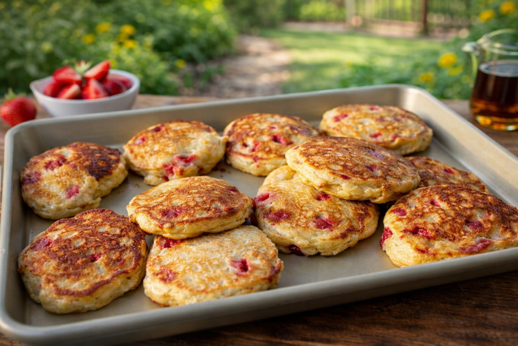 Strawberry & Cream Pancakes