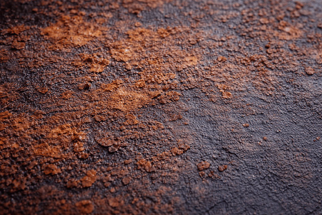 excessive rust on a blackstone