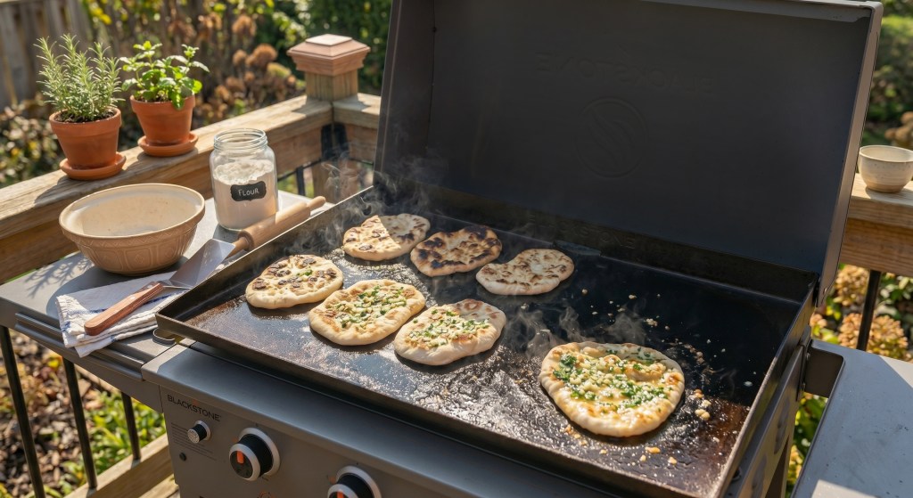 Blackstone Griddle Naan Bread Recipe